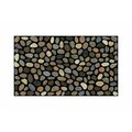 J & M Home Fashions DOOR MAT RBR PEB 18 in. X30 in. 4297